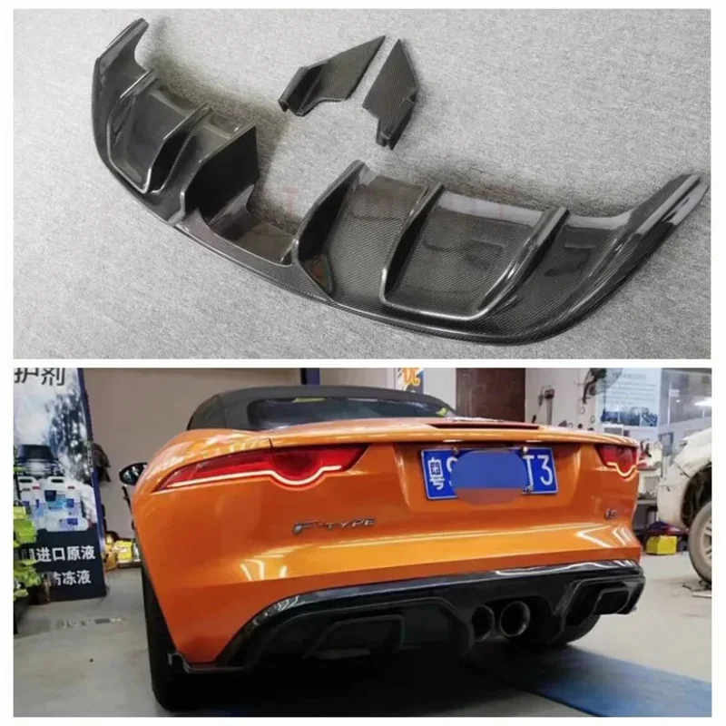 For Jaguar F TYPE 2013-2019 Real Carbon Fiber Rear Bumper Diffuser Spoiler Full body Kit Auto Modification Parts
For Jaguar F TYPE 2013-2019 Real Carbon Fiber Rear Bumper Diffuser Spoiler Full body Kit Auto Modification Parts