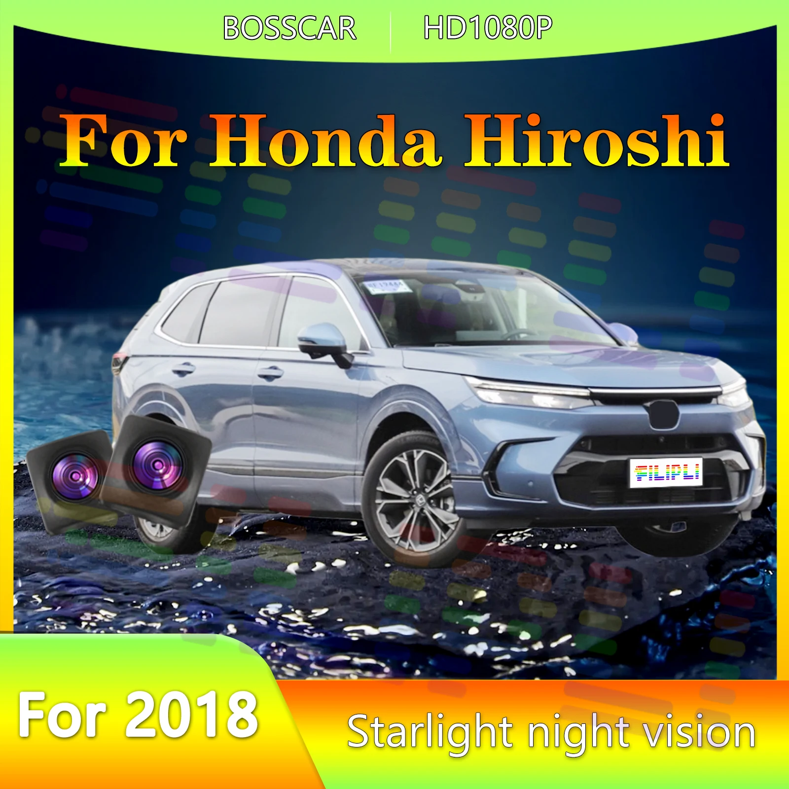 BOSSCAR для Honda Hiroshi 2018, новая автомобильная камера заднего вида HD, камера ночного видения, реверсивная камера для автоматической парковки с легкой установкой
BOSSCAR для Honda Hiroshi 2018, новая автомобильная камера заднего вида HD, камера ночного видения, реверсивная камера для автоматической парковки с легкой установкой