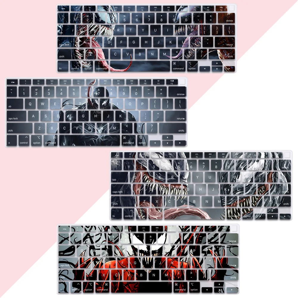 Venoms US Layout Color Print Soft Silicone Keyboard Cover For Macbook 2020 Air A2179 A2337
Venoms US Layout Color Print Soft Silicone Keyboard Cover For Macbook 2020 Air A2179 A2337