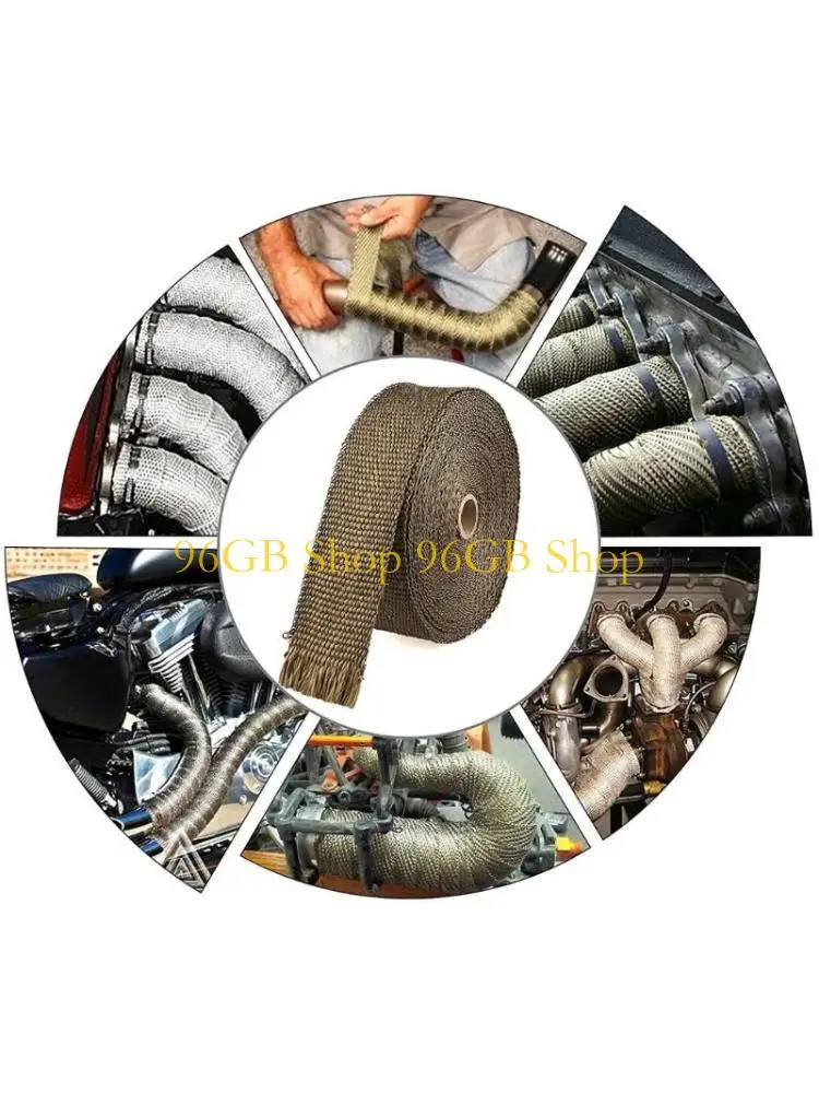 96GB Motorcycle Exhaust Thermal Tape Header Heat Wrap Manifold Insulation Roll
96GB Motorcycle Exhaust Thermal Tape Header Heat Wrap Manifold Insulation Roll