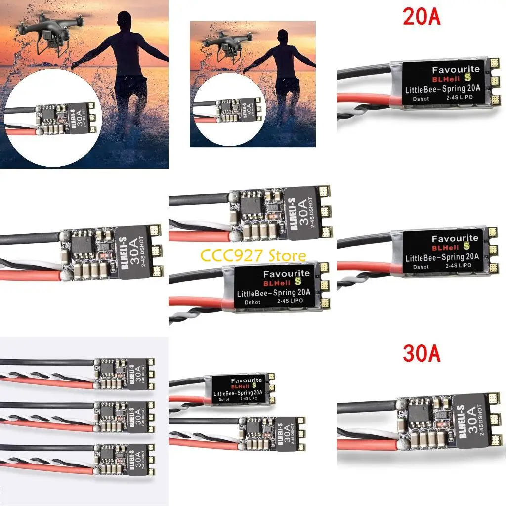 B03F Brushless 20A/30A BLheli-S Spring ESC Oneshot125 for Racing Quadcopter Brushless Electronic Speed Controller
B03F Brushless 20A/30A BLheli-S Spring ESC Oneshot125 for Racing Quadcopter Brushless Electronic Speed Controller