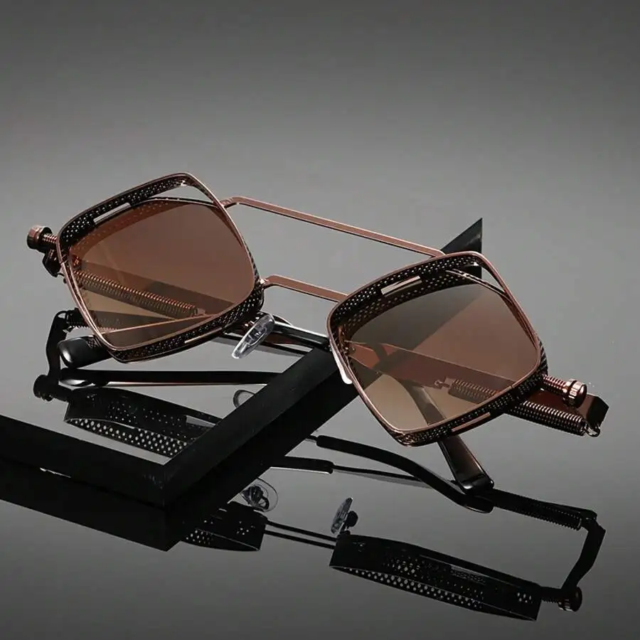 Mens Retro Punk Diamond-Shaped Fashion Sunglasses Stainless Steel Frame Polycarbonate Lenses
Mens Retro Punk Diamond-Shaped Fashion Sunglasses Stainless Steel Frame Polycarbonate Lenses