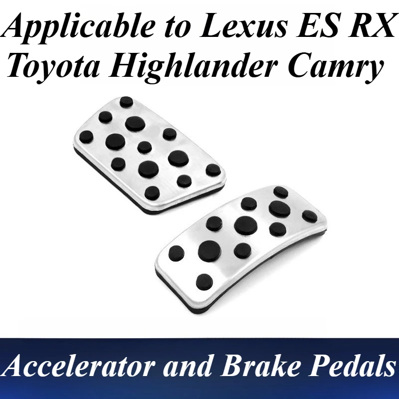For Lexus ES RX Toyota Highlander Camry Aluminum Alloy Accelerator Brake Sport Pedal Pads Covers Anti-Slip Styling Accessories
For Lexus ES RX Toyota Highlander Camry Aluminum Alloy Accelerator Brake Sport Pedal Pads Covers Anti-Slip Styling Accessories