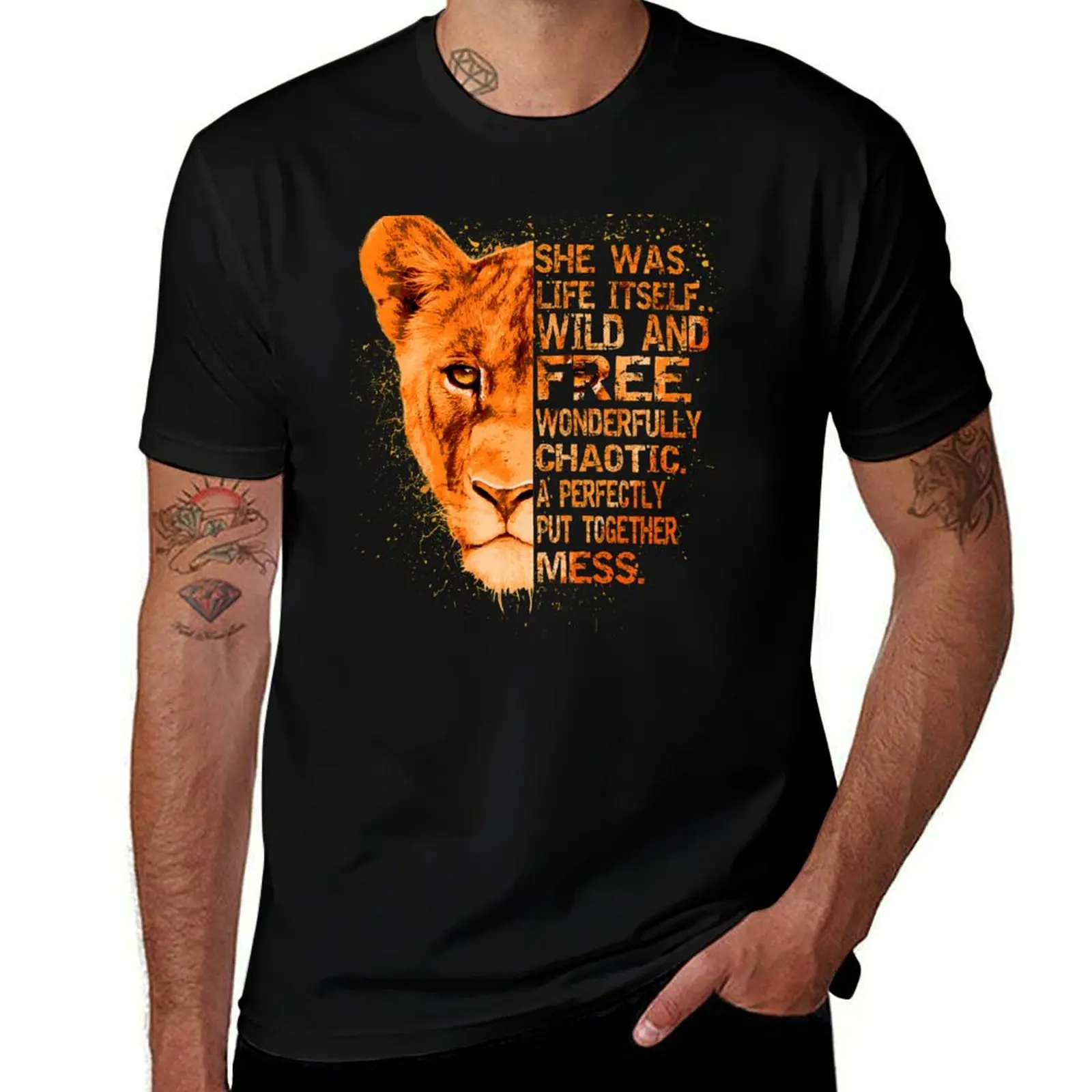 Lioness T-Shirt man t shirt cotton high quality t shirts for man cotton man t shirt luxury T-Shirt
Lioness T-Shirt man t shirt cotton high quality t shirts for man cotton man t shirt luxury T-Shirt