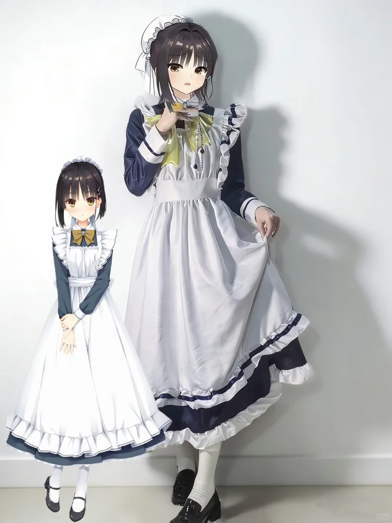 Cafe Stella And The Reaper'S Butterflies Shiki Natsume Maid Outfit Cosplay Costume Lolita Dress For Anime Convention Fans Gift
Cafe Stella And The Reaper'S Butterflies Shiki Natsume Maid Outfit Cosplay Costume Lolita Dress For Anime Convention Fans Gift