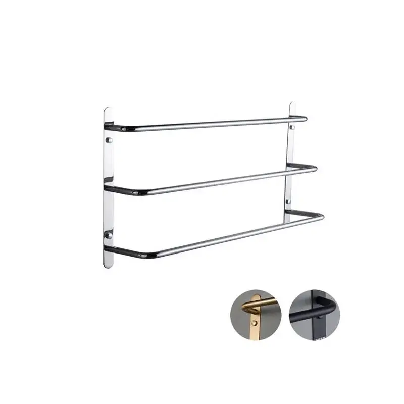 Трехслойные полотенца из нержавеющей стали 304, полированные вручную, настенные многослойные аксессуары для ванной комнаты, 23,62 дюйма KJWY003YIN-60CM
Трехслойные полотенца из нержавеющей стали 304, полированные вручную, настенные многослойные аксессуары для ванной комнаты, 23,62 дюйма KJWY003YIN-60CM