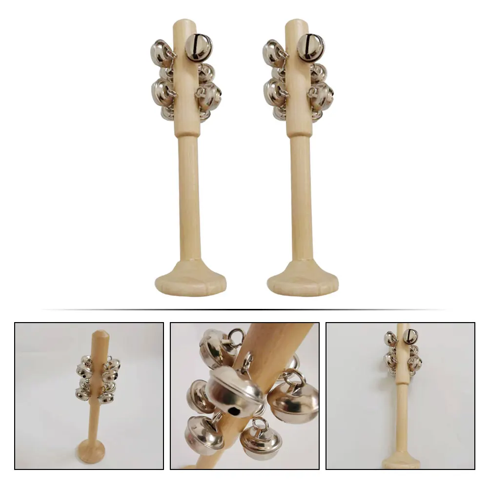 2 Pcs Toddler Toys Wooden Rod Bell Plaything Early Instruments Learning Tool Children Stick Hand Musical Rattle Teaching Aids
2 Pcs Toddler Toys Wooden Rod Bell Plaything Early Instruments Learning Tool Children Stick Hand Musical Rattle Teaching Aids