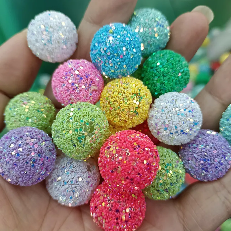 100Pcs 16mm Gold Powder Sugar Beads DIY Handmade String Loose Beaded Pen Phone Chain Necklace Bracelet Making Beads Accessories 
100Pcs 16mm Gold Powder Sugar Beads DIY Handmade String Loose Beaded Pen Phone Chain Necklace Bracelet Making Beads Accessories