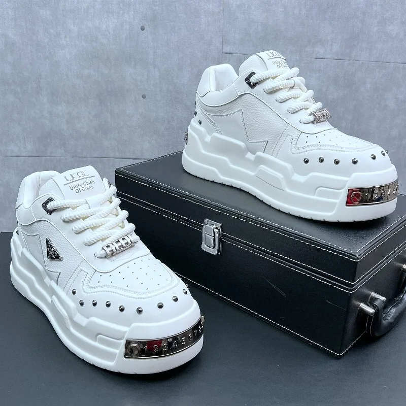 Новинка: Мужские модные кроссовки с персонализированным дизайном, трендовые, с заклепками, весна-осень, люксовые, дизайнерские, с металлическим декором и пряжками, массивные кроссовки
Новинка: Мужские модные кроссовки с персонализированным дизайном, трендовые, с заклепками, весна-осень, люксовые, дизайнерские, с металлическим декором и пряжками, массивные кроссовки