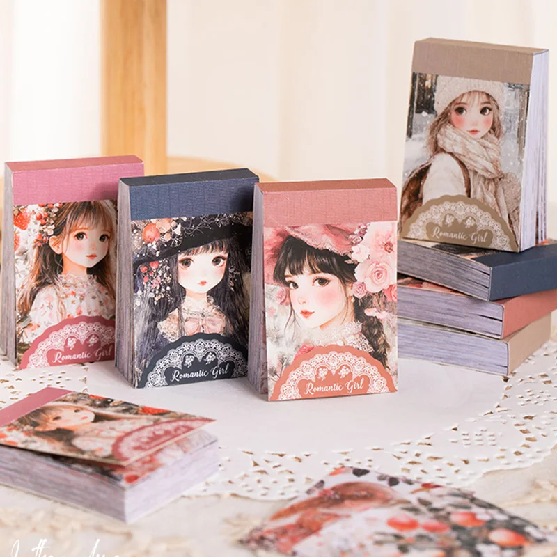 Mr Paper, 1 style 200 sheets/bag ‘Romantic Girl's Journal’ Series Character Background Wraparound Book
Mr Paper, 1 style 200 sheets/bag ‘Romantic Girl's Journal’ Series Character Background Wraparound Book