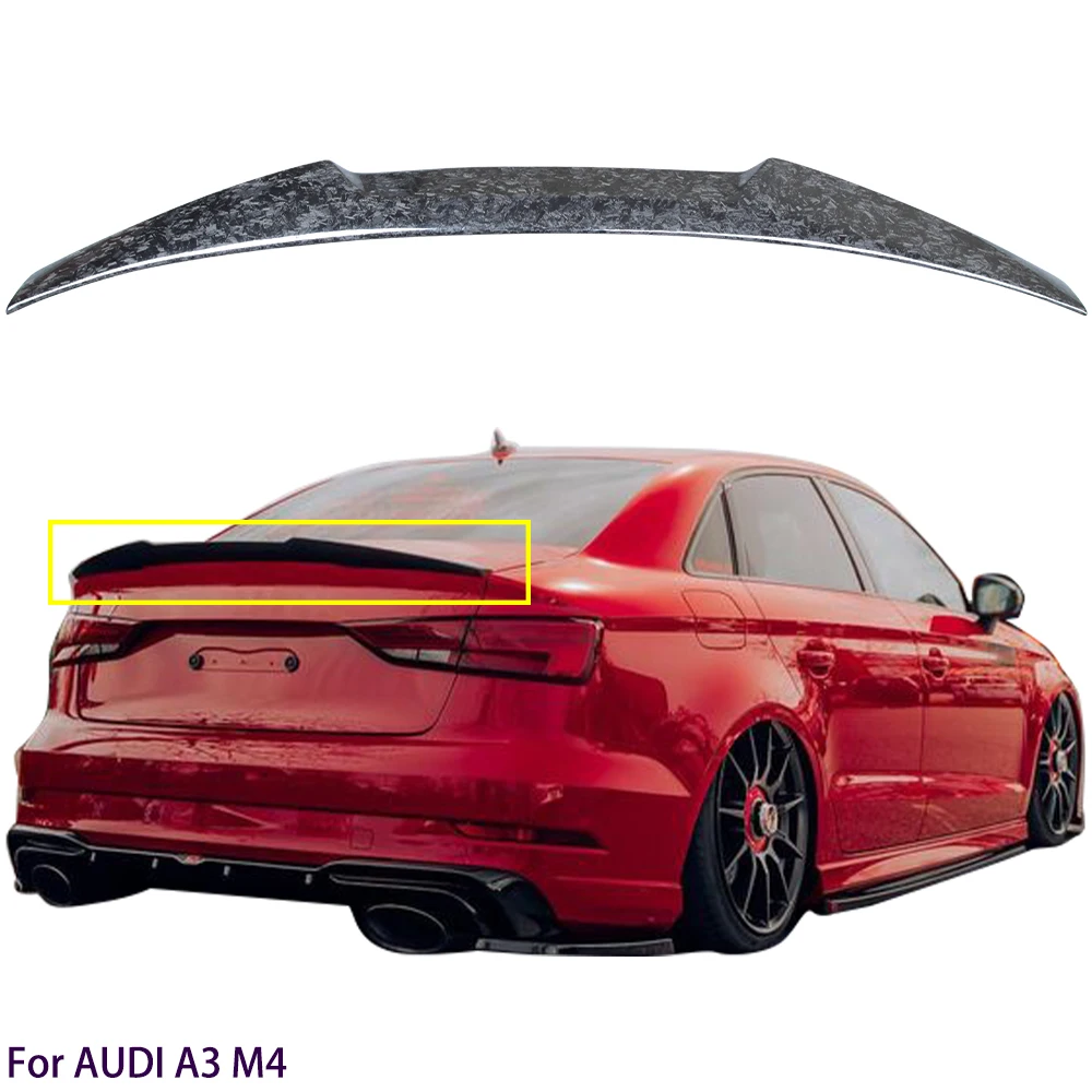 For AUDI A3 S3 RS3 8V M4 Style Real Forged Carbon Fiber Material Rear Spoiler Trunk Wing 2013-2020 
For AUDI A3 S3 RS3 8V M4 Style Real Forged Carbon Fiber Material Rear Spoiler Trunk Wing 2013-2020