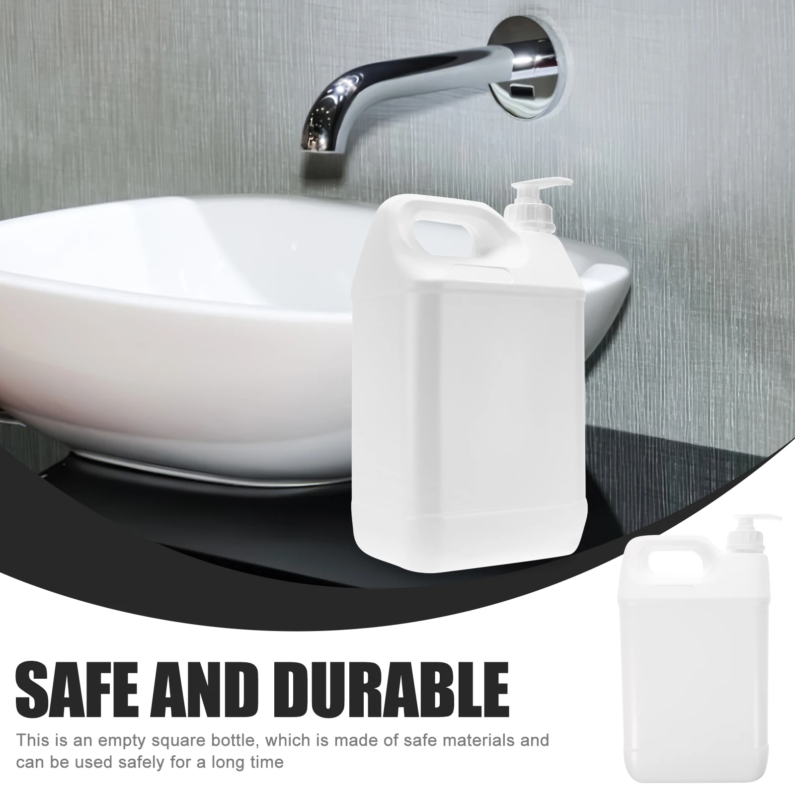 5L Pump Bottles Reusable Refillable Leakproof Large Opening Long Tube Mechanical Spring Soap Dispenser Bottle Chemical Cosmetics
5L Pump Bottles Reusable Refillable Leakproof Large Opening Long Tube Mechanical Spring Soap Dispenser Bottle Chemical Cosmetics