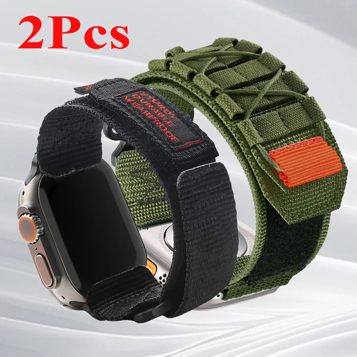 Ремешок нейлоновый для Apple Watch Series 9/8/7/6/5/4/SE Ultra 2, подходит для моделей 49 мм 42 44 мм 45 мм 38 мм 40 мм 41, 2 шт. Мм
Ремешок нейлоновый для Apple Watch Series 9/8/7/6/5/4/SE Ultra 2, подходит для моделей 49 мм 42 44 мм 45 мм 38 мм 40 мм 41, 2 шт. Мм