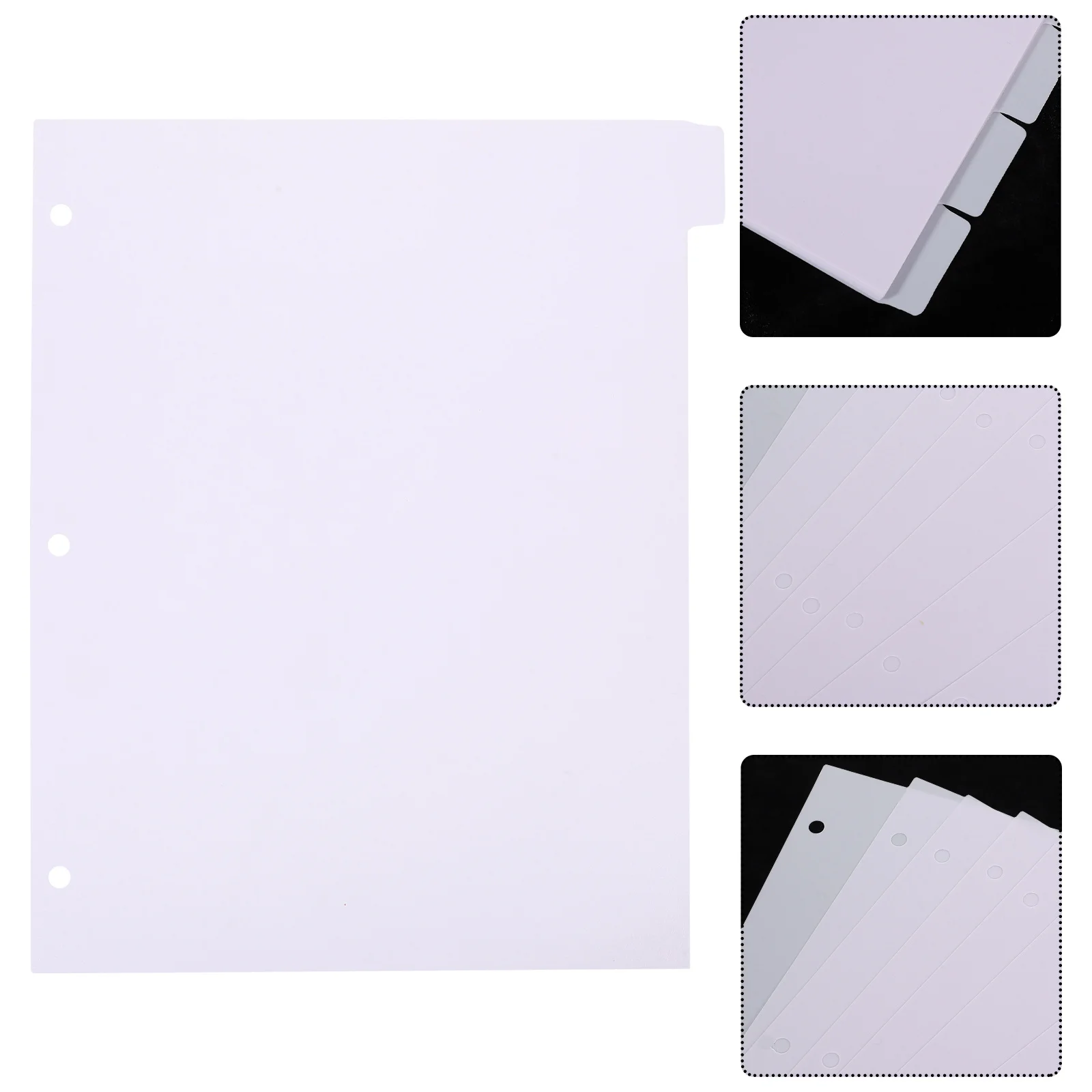 8Pcs Index Dividers PP Plastic Binder Tabs Detachable Notebook Dividers for Loose-Leaf Planner Organizer Colored Page
8Pcs Index Dividers PP Plastic Binder Tabs Detachable Notebook Dividers for Loose-Leaf Planner Organizer Colored Page