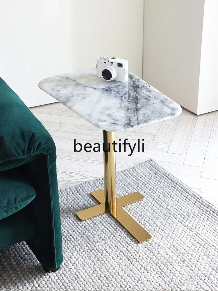 Italian light luxury marble supercrystalline stone edge rock slab sofa minimalist small coffee table
Italian light luxury marble supercrystalline stone edge rock slab sofa minimalist small coffee table