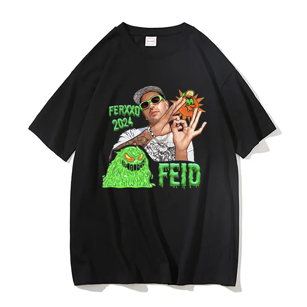 Футболка Rapper Feid Ferxxo Ferxxocalipsis Tour 2024 для мужчин и женщин, футболка оверсайз в стиле хип-хоп, мужские футболки из 100% хлопка, уличная одежда
Футболка Rapper Feid Ferxxo Ferxxocalipsis Tour 2024 для мужчин и женщин, футболка оверсайз в стиле хип-хоп, мужские футболки из 100% хлопка, уличная одежда
