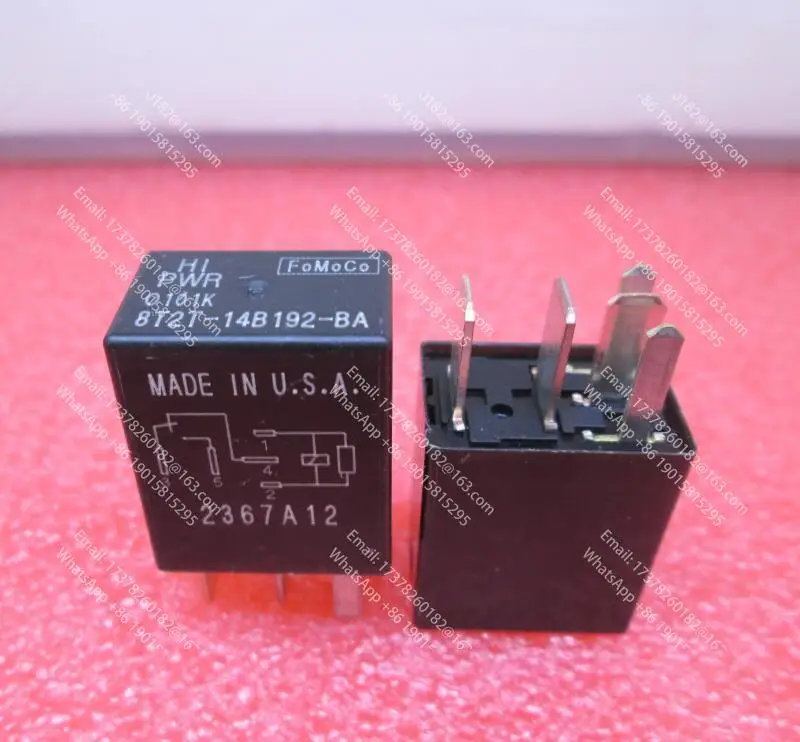 ГОРЯЧАЯ НОВОЕ реле 8T2T14B192BA 8T2T14B192 12 В постоянного тока 12 В постоянного тока 5 контактов 5 шт./лот
ГОРЯЧАЯ НОВОЕ реле 8T2T14B192BA 8T2T14B192 12 В постоянного тока 12 В постоянного тока 5 контактов 5 шт./лот