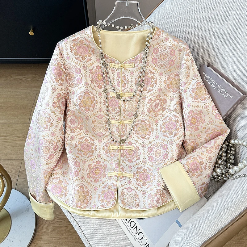 New Chinese Style Eastern Retro Small round Collar Button Patchwork Heavy Embroidery Improved Personality Top Open Cardigan J...
New Chinese Style Eastern Retro Small round Collar Button Patchwork Heavy Embroidery Improved Personality Top Open Cardigan J...