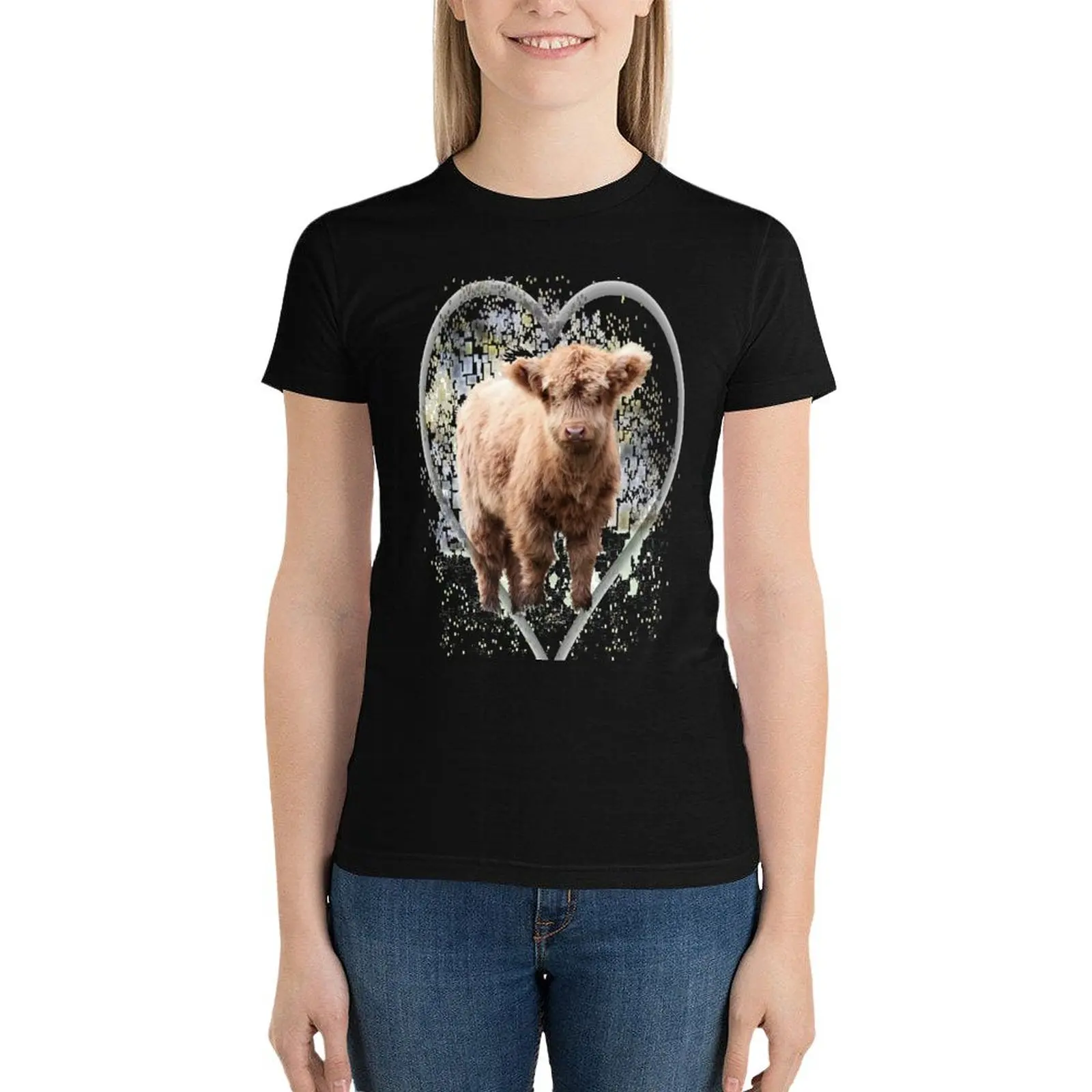 I Love Mooplets - baby Highland Coo T-Shirt Short sleeve tee oversized female t shirt dress Women
I Love Mooplets - baby Highland Coo T-Shirt Short sleeve tee oversized female t shirt dress Women