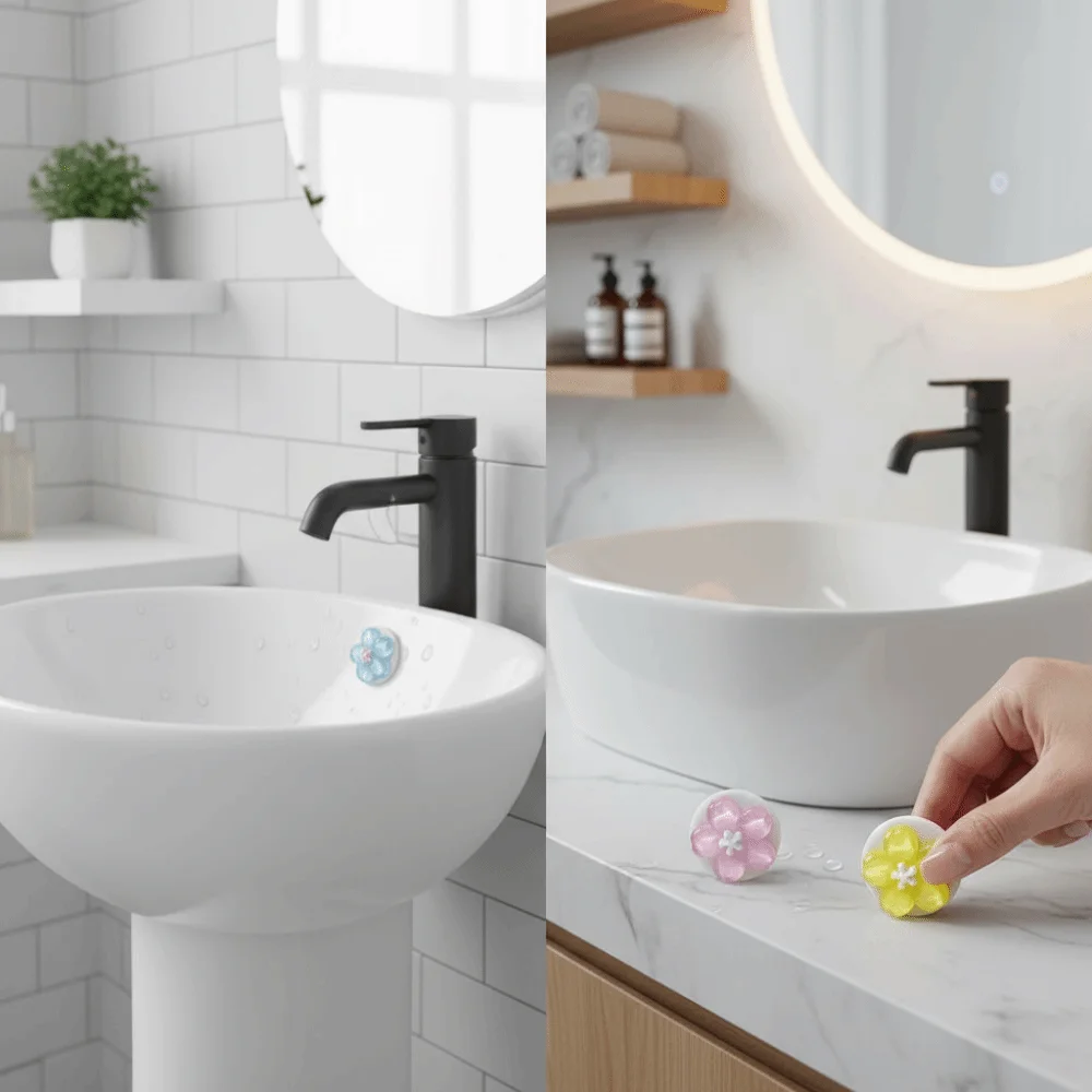 15pcs/box Flower-Shaped Flower Basin Overflow Hole Plug Good Elasticity Sealing Performance Silicone Seal Cover Soft Silicone
15pcs/box Flower-Shaped Flower Basin Overflow Hole Plug Good Elasticity Sealing Performance Silicone Seal Cover Soft Silicone