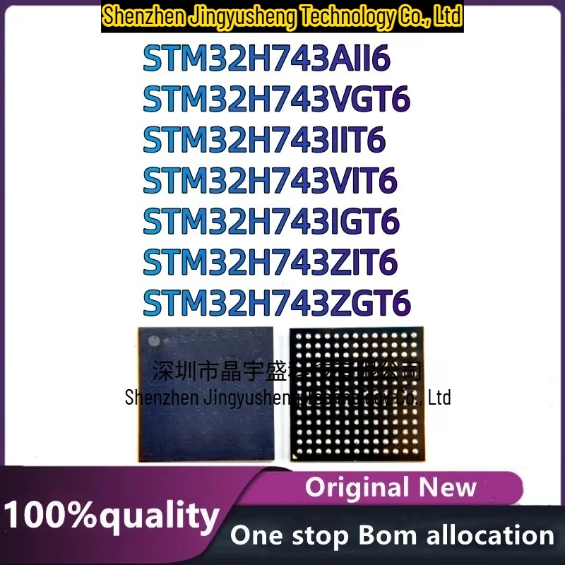 New Original STM32H743AII6 STM32H743VIT6 STM32H743IIT6 STM32H743IGT6 STM32H743VGT6 STM32H743ZIT6 STM32H743ZGT6 MCU Chipset
New Original STM32H743AII6 STM32H743VIT6 STM32H743IIT6 STM32H743IGT6 STM32H743VGT6 STM32H743ZIT6 STM32H743ZGT6 MCU Chipset