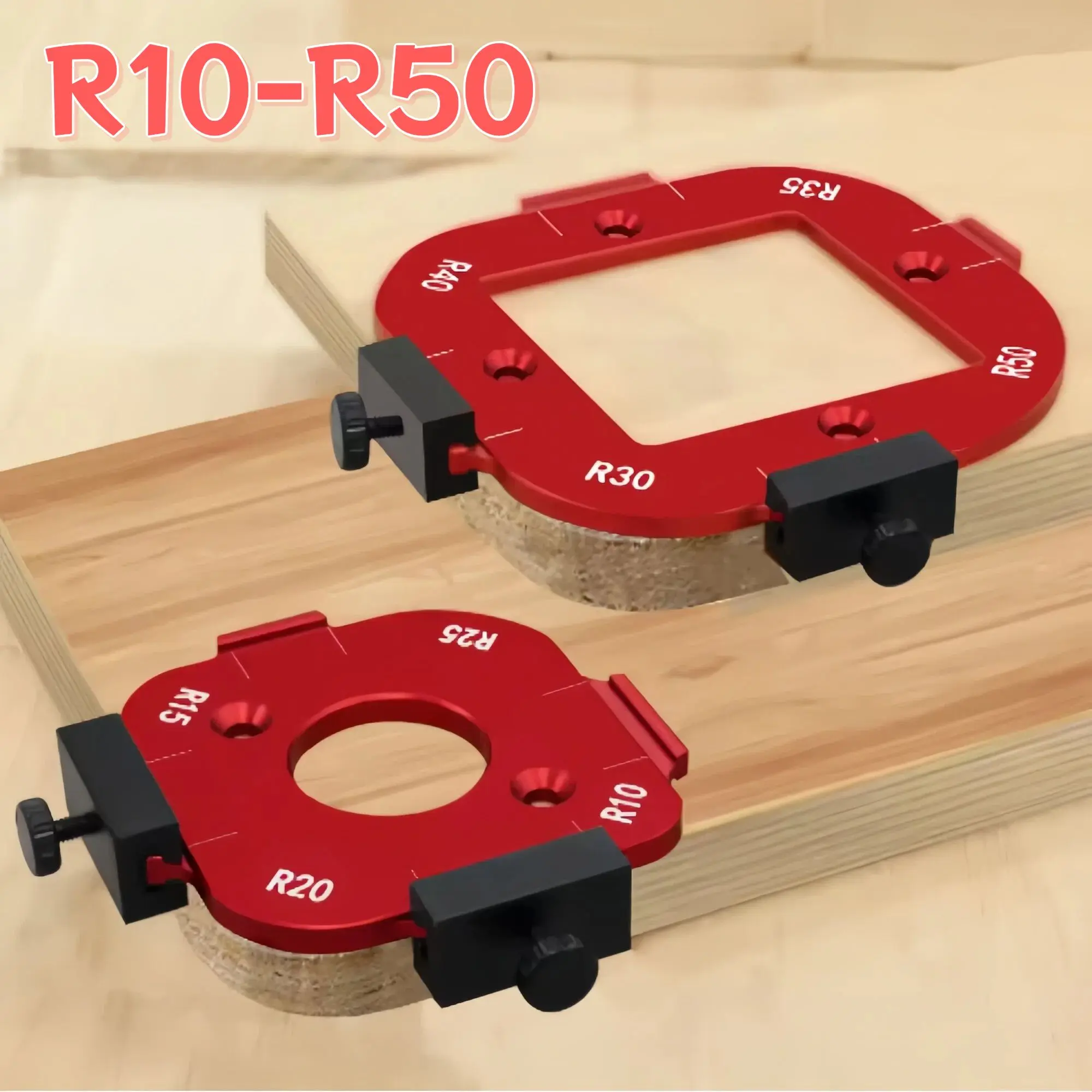 2 шт. 4 в 1 деревообрабатывающий фрезерный станок Arcs шаблон для позиционирования угла фрезерные станки с угловым радиусом R10-R50 радиус джиг режущие вспомогательные инструменты
2 шт. 4 в 1 деревообрабатывающий фрезерный станок Arcs шаблон для позиционирования угла фрезерные станки с угловым радиусом R10-R50 радиус джиг режущие вспомогательные инструменты