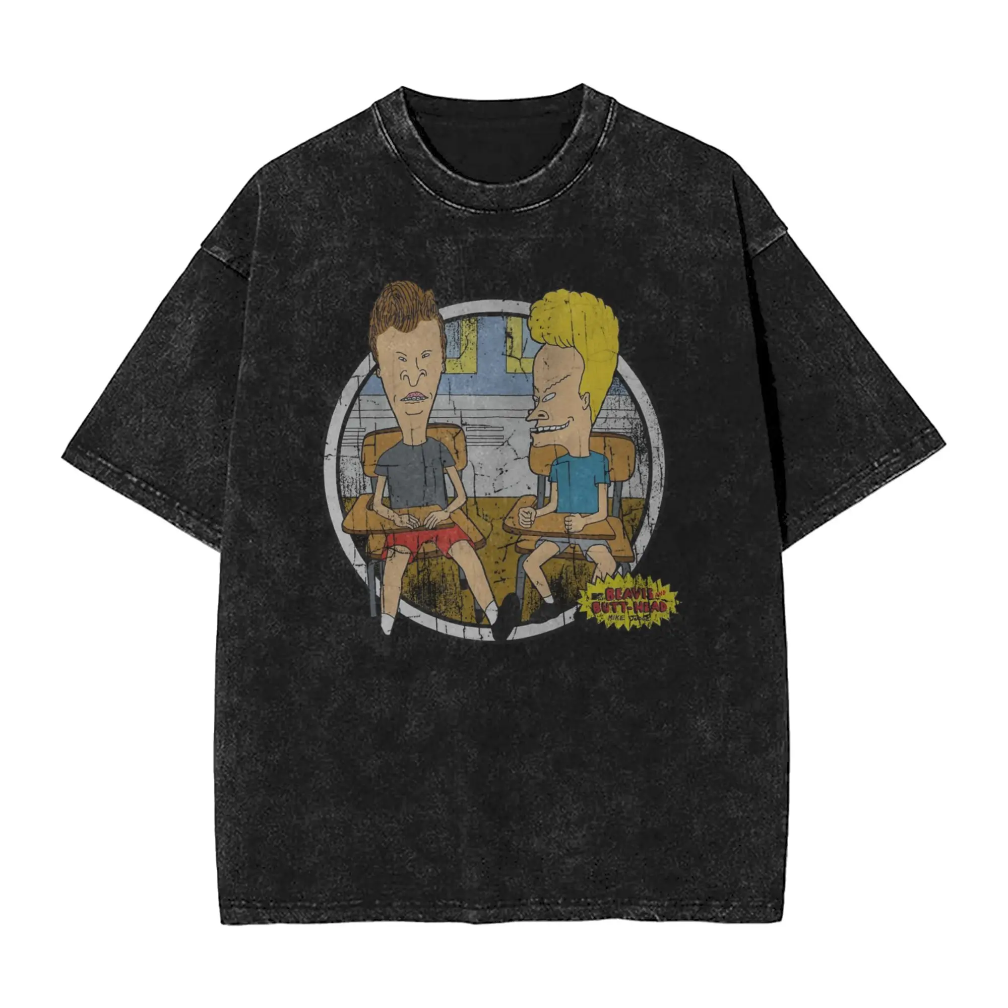 Harajuku стираная футболка Beavis And Butt Head, классные портретные хлопковые футболки, трендовая футболка для мужчин, летние повседневные топы
Harajuku стираная футболка Beavis And Butt Head, классные портретные хлопковые футболки, трендовая футболка для мужчин, летние повседневные топы