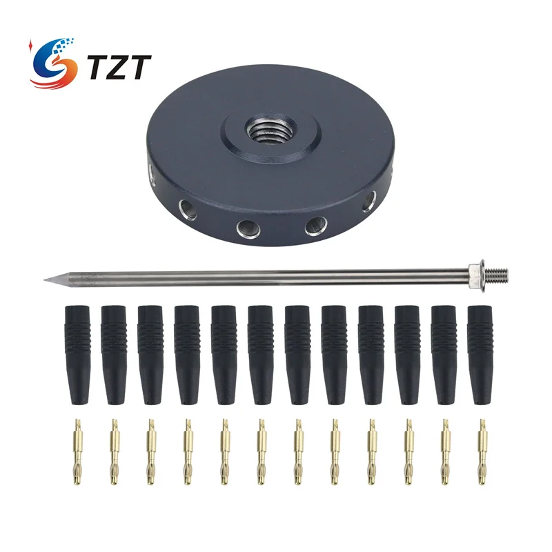TZT Grounded Counterpoise Collector Ground Anchor with Ground Stake Radio Accessory For MA-12 Portable Shortwave Antenna
TZT Grounded Counterpoise Collector Ground Anchor with Ground Stake Radio Accessory For MA-12 Portable Shortwave Antenna