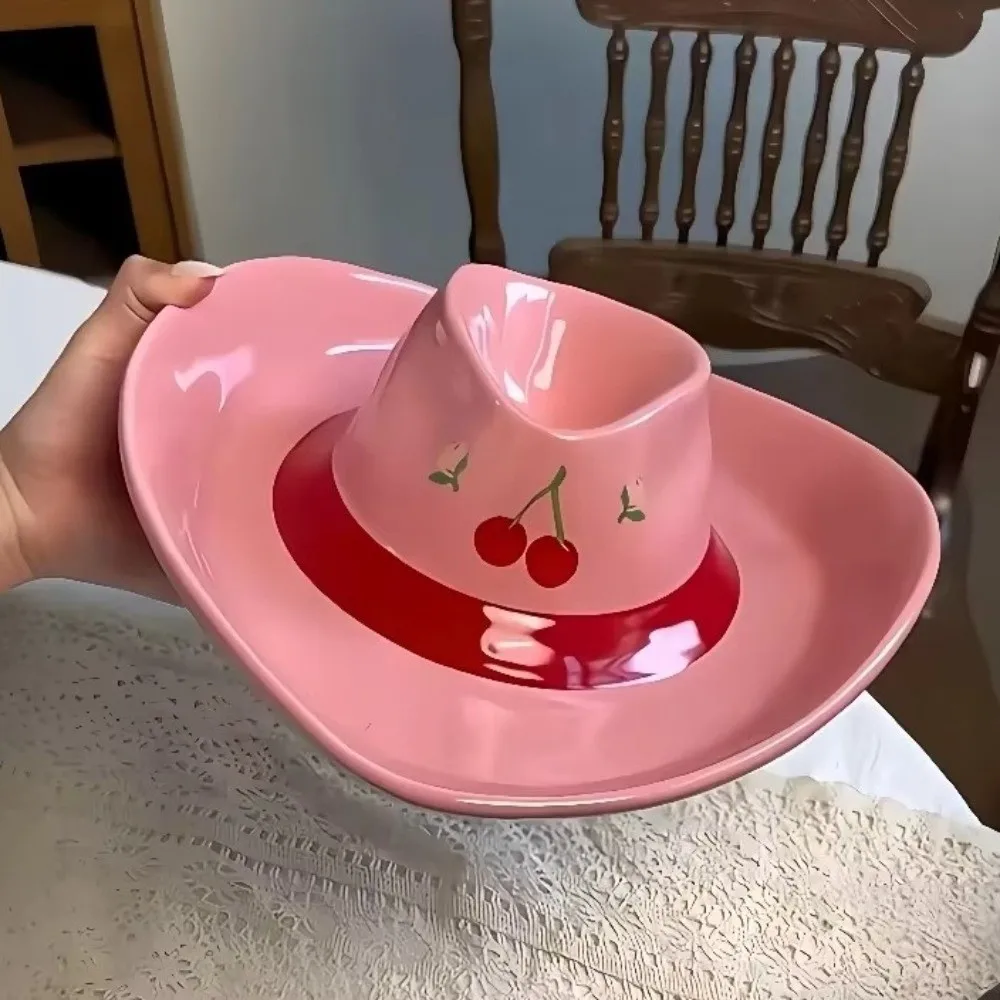 Sweet Style Creative Cowboy Hat Ceramic Tray Unique with Divided Sushi Plate French Fry Plate Cute Breakfast Dish Party Gifts
Sweet Style Creative Cowboy Hat Ceramic Tray Unique with Divided Sushi Plate French Fry Plate Cute Breakfast Dish Party Gifts