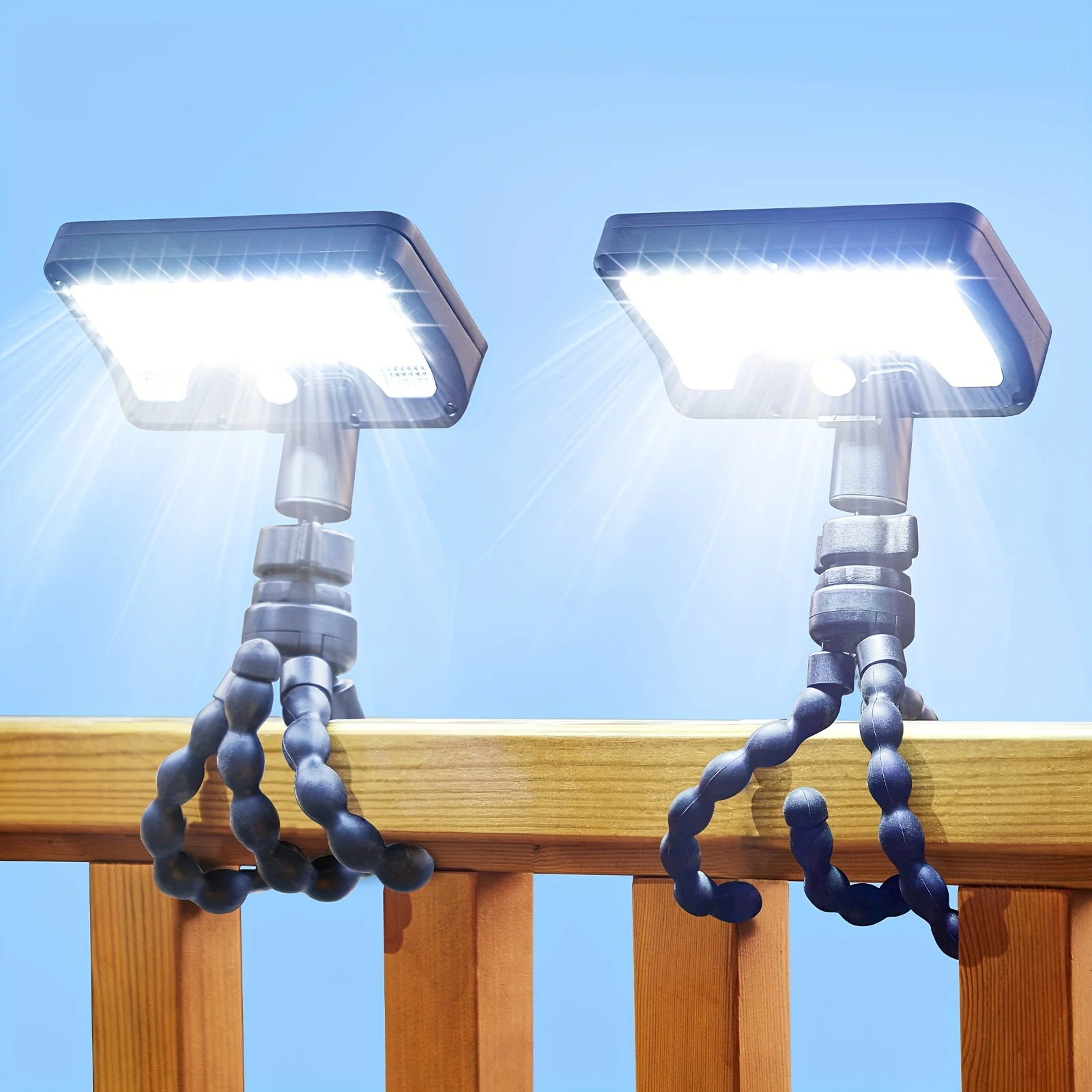 Motion Sensor Outdoor Solar Light Flexible Octopus Tripod Waterproof Sun Lamp Dual Charging Camping Fence Patio Garden Lighting
Motion Sensor Outdoor Solar Light Flexible Octopus Tripod Waterproof Sun Lamp Dual Charging Camping Fence Patio Garden Lighting