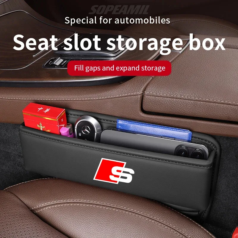 Audi S Line S3 S4 S5 S6 S7 S8 SQ5 SQ7 RS3 RS4 RS5 RS6 RS7 Car Seat Crevice Storage Box Seat Gap Slot Organizer Auto Accessories
Audi S Line S3 S4 S5 S6 S7 S8 SQ5 SQ7 RS3 RS4 RS5 RS6 RS7 Car Seat Crevice Storage Box Seat Gap Slot Organizer Auto Accessories
