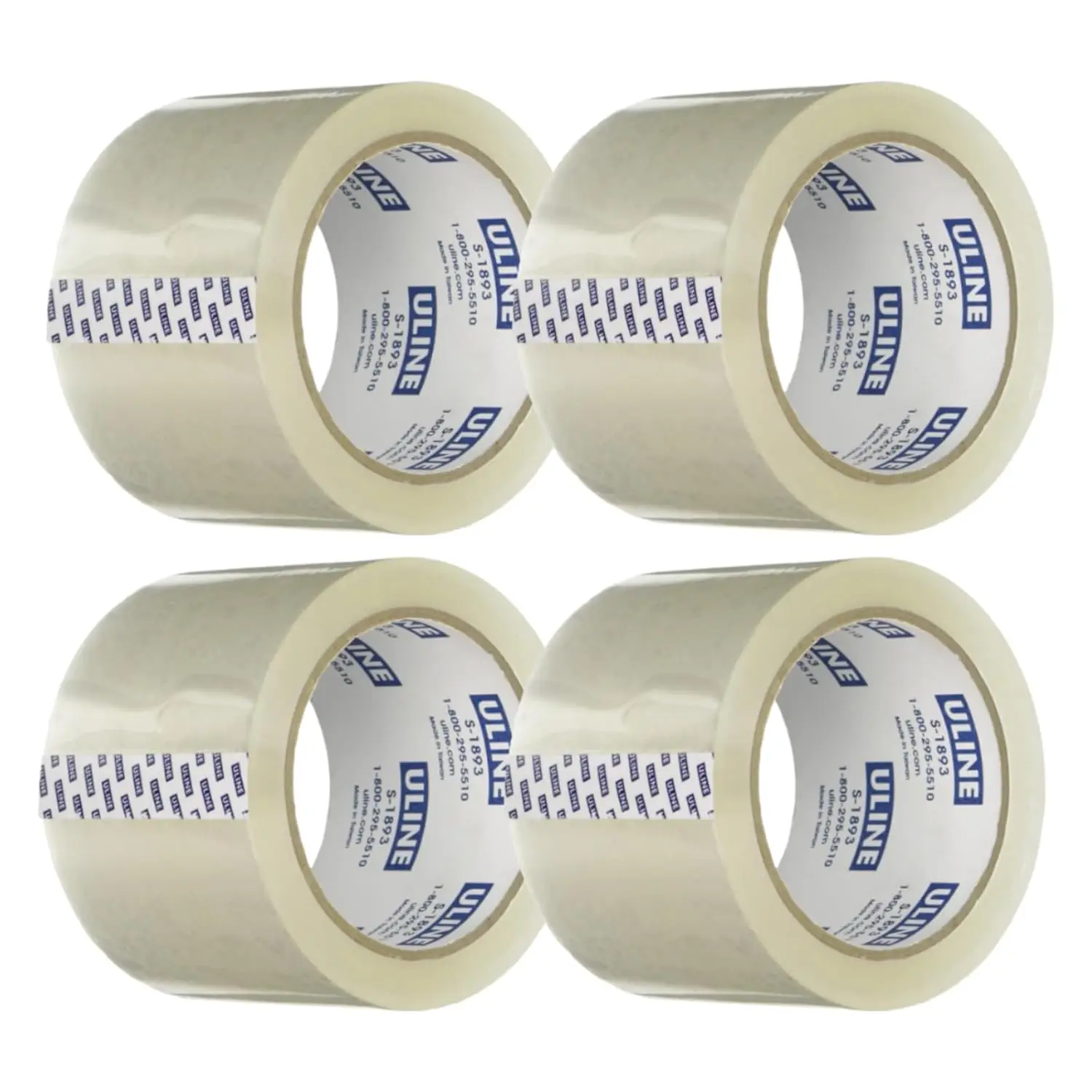 S-1893 Industrial Plus Tape - 2.6 Mil, 3" x 55 yds, Clear (Pack of 4)
S-1893 Industrial Plus Tape - 2.6 Mil, 3" x 55 yds, Clear (Pack of 4)