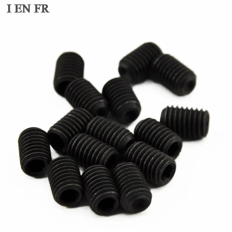 3/20pcs/lot M2.5 M3 M4 M5 M6 M8 M10 DIN916 Black Stainless Steel Hex Hexagon Socket Allen Cup Point Set Screw Headless Bolt
3/20pcs/lot M2.5 M3 M4 M5 M6 M8 M10 DIN916 Black Stainless Steel Hex Hexagon Socket Allen Cup Point Set Screw Headless Bolt