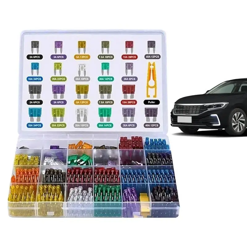 Automotive Fuse Set Auto Fuses Standard Combination Kit 300 Medium & Small Sizes 2A 3A 5A 7.5A 10A 15A 20A 25A 30A 35A 40A For
Automotive Fuse Set Auto Fuses Standard Combination Kit 300 Medium & Small Sizes 2A 3A 5A 7.5A 10A 15A 20A 25A 30A 35A 40A For