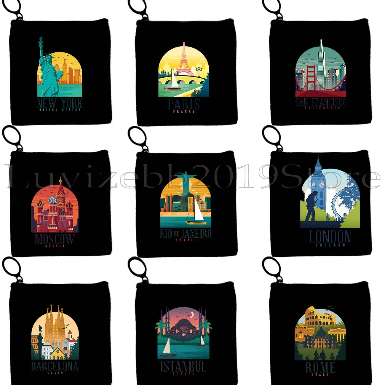 Berlin Rome Barcelona Brazil New York Paris London Moscow Istanbul Venice Tokyo Gift Canvas Coin Purse Key Case Bag Wallet Pouch
Berlin Rome Barcelona Brazil New York Paris London Moscow Istanbul Venice Tokyo Gift Canvas Coin Purse Key Case Bag Wallet Pouch