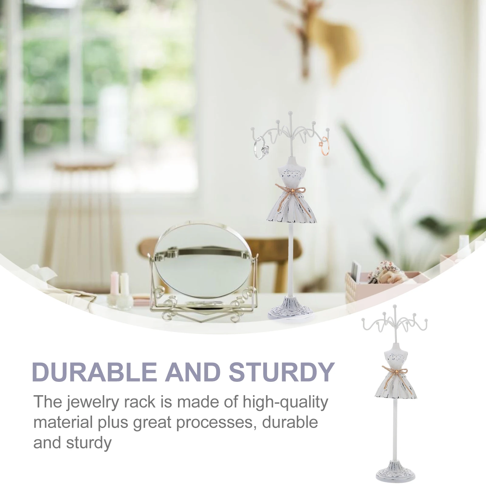 Creative Human Display Organizer Necklace Ring Earring Storage Shelf Decorative Organizer Rack Desktop Jewelry Display Rack
Creative Human Display Organizer Necklace Ring Earring Storage Shelf Decorative Organizer Rack Desktop Jewelry Display Rack