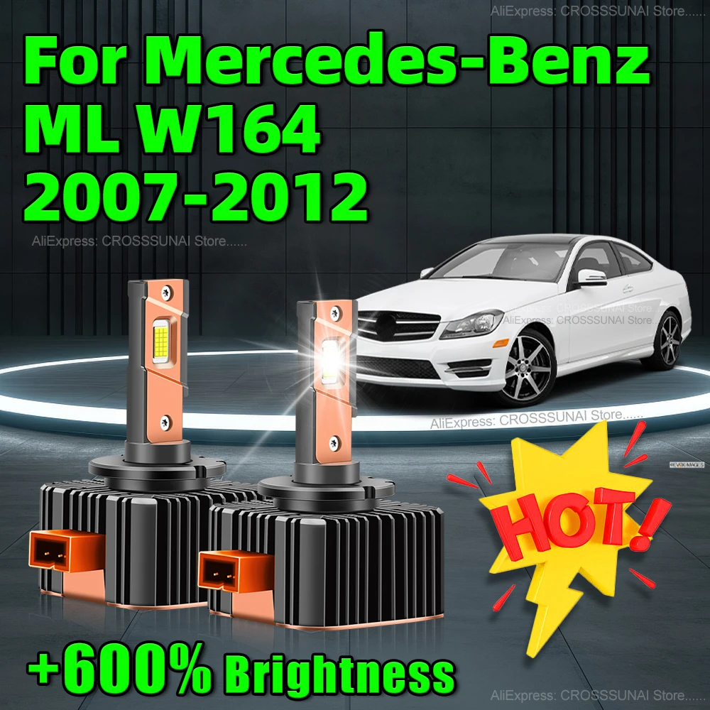 6000K фара Canbus D1S Turbo светодиодный CSP чип автомобильные лампы 2007 лм для Mercedes-Benz ML W164 2008 2009 2010 2011 2012
6000K фара Canbus D1S Turbo светодиодный CSP чип автомобильные лампы 2007 лм для Mercedes-Benz ML W164 2008 2009 2010 2011 2012