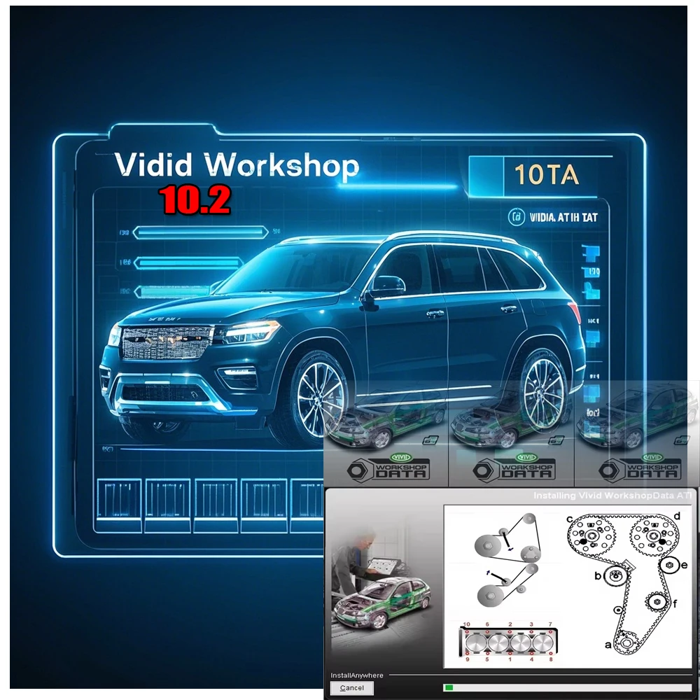 Vivid Workshop DATA 10.2: 2010 Latest Version, European - sourced Auto Diagnostic Powerhouse for European Cars
Vivid Workshop DATA 10.2: 2010 Latest Version, European - sourced Auto Diagnostic Powerhouse for European Cars