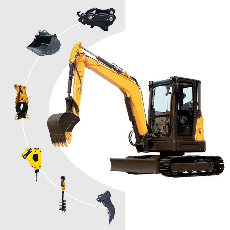 Compact 1 Ton Mini Excavator with Foldable ROPS for Orchard Maintenance Small Digger
Compact 1 Ton Mini Excavator with Foldable ROPS for Orchard Maintenance Small Digger