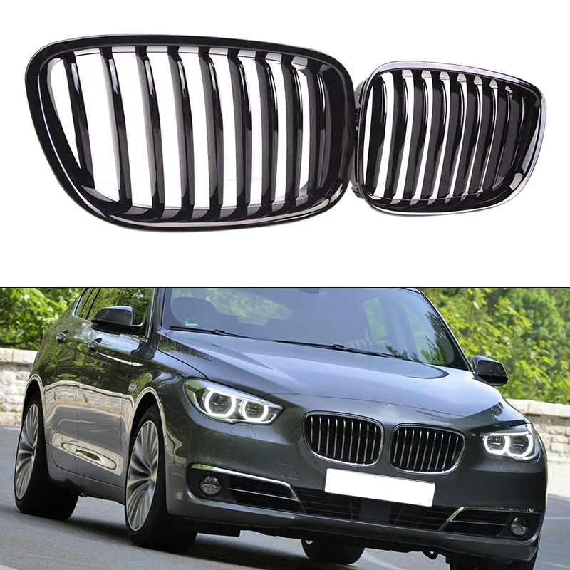 Glossy Black Front Hood Kidney Grille Grill For BMW 5 Series GT F07 4 Door Sedan 2009 - 2017
Glossy Black Front Hood Kidney Grille Grill For BMW 5 Series GT F07 4 Door Sedan 2009 - 2017