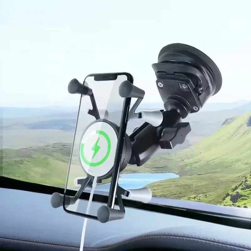 Car Window Twist Lock Suction Cup Mount Ball Head Socket Arm Wireless Charging Series mobile phone holder for ram mount X-Grip
Car Window Twist Lock Suction Cup Mount Ball Head Socket Arm Wireless Charging Series mobile phone holder for ram mount X-Grip