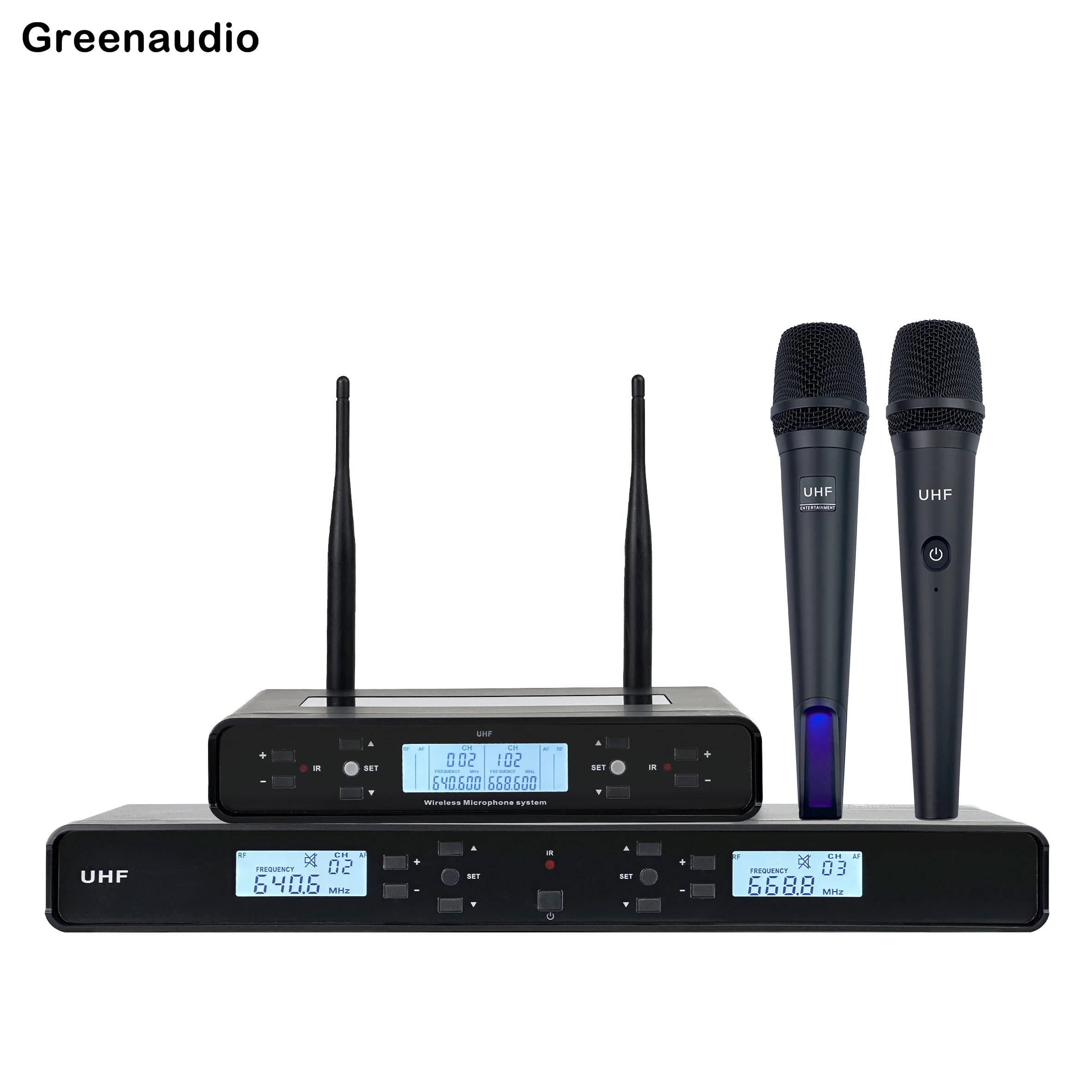 GAW-U310 Профессиональный двухканальный ручной микрофон УВЧ беспроводной микрофон для живого пения
GAW-U310 Профессиональный двухканальный ручной микрофон УВЧ беспроводной микрофон для живого пения
