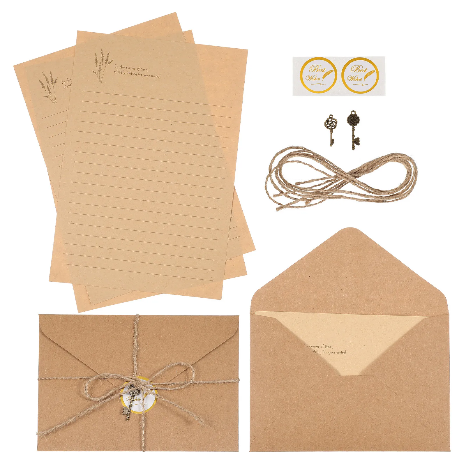 2Sets Retro Letter Paper Envelope Kit Warm Color Patterned Writing Paper for Poems Lyrics Calligraphy Practice Invitations
2Sets Retro Letter Paper Envelope Kit Warm Color Patterned Writing Paper for Poems Lyrics Calligraphy Practice Invitations