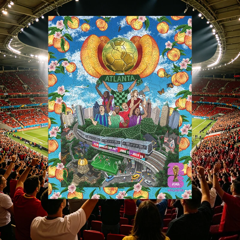 Деревянная головоломка FIFA World Cup для взрослых, FIFA ATLANTA CITY, развивающая игра для ума, украшение для рабочего стола, подарок-сюрприз на праздник
Деревянная головоломка FIFA World Cup для взрослых, FIFA ATLANTA CITY, развивающая игра для ума, украшение для рабочего стола, подарок-сюрприз на праздник