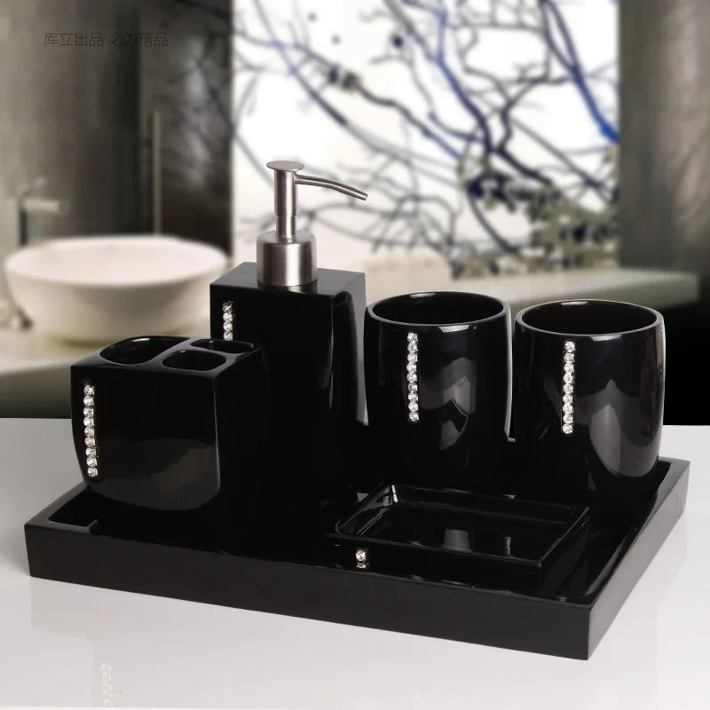 European Resin Diamond Lotion Bottle Toothbrush Holder Tooth Mug Soap Dish Washing Tools Bathroom Toiletry Organizer
European Resin Diamond Lotion Bottle Toothbrush Holder Tooth Mug Soap Dish Washing Tools Bathroom Toiletry Organizer
