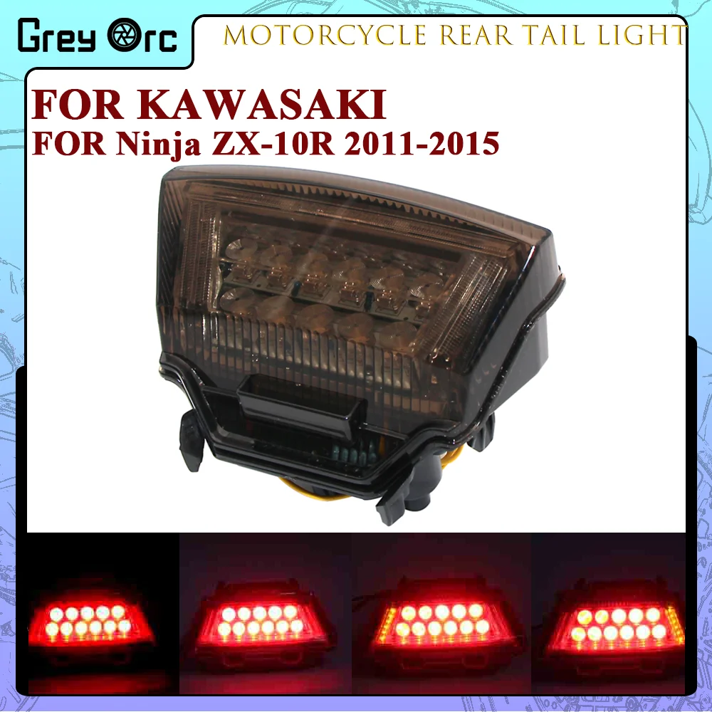 Rear Tail Brake Turn Signals Integrated Led Light Motorcycle light Running Taillight For KAWASAKI Ninja ZX10R 2011-2015 2012
Rear Tail Brake Turn Signals Integrated Led Light Motorcycle light Running Taillight For KAWASAKI Ninja ZX10R 2011-2015 2012