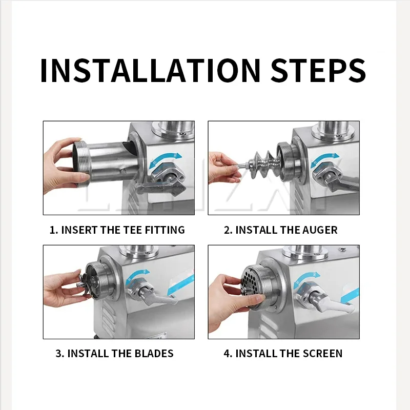 TK-32 Heavy-Duty Meat Grinder, 320KG/H Stainless Steel Meat Grinder, Low-Speed Screw Extrusion and Chopping 1500W
TK-32 Heavy-Duty Meat Grinder, 320KG/H Stainless Steel Meat Grinder, Low-Speed Screw Extrusion and Chopping 1500W