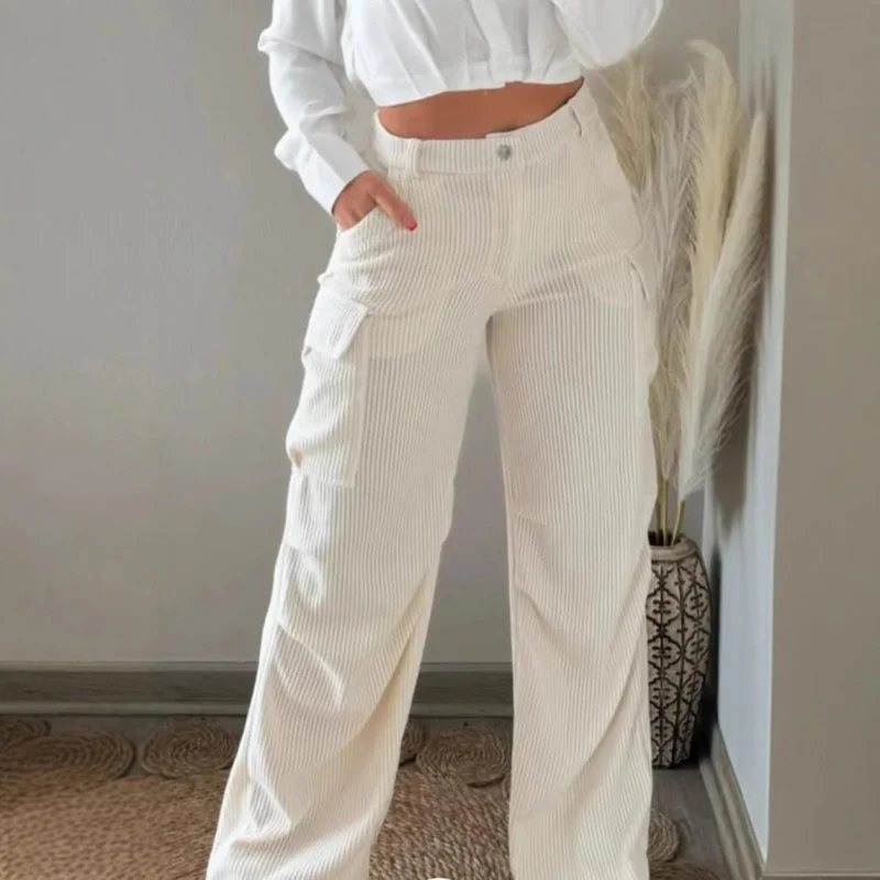 Store New Women's Fashion2025Popular Autumn and Winter Multi-Pocket Corduroy Overalls Casual Pants Women
Store New Women's Fashion2025Popular Autumn and Winter Multi-Pocket Corduroy Overalls Casual Pants Women