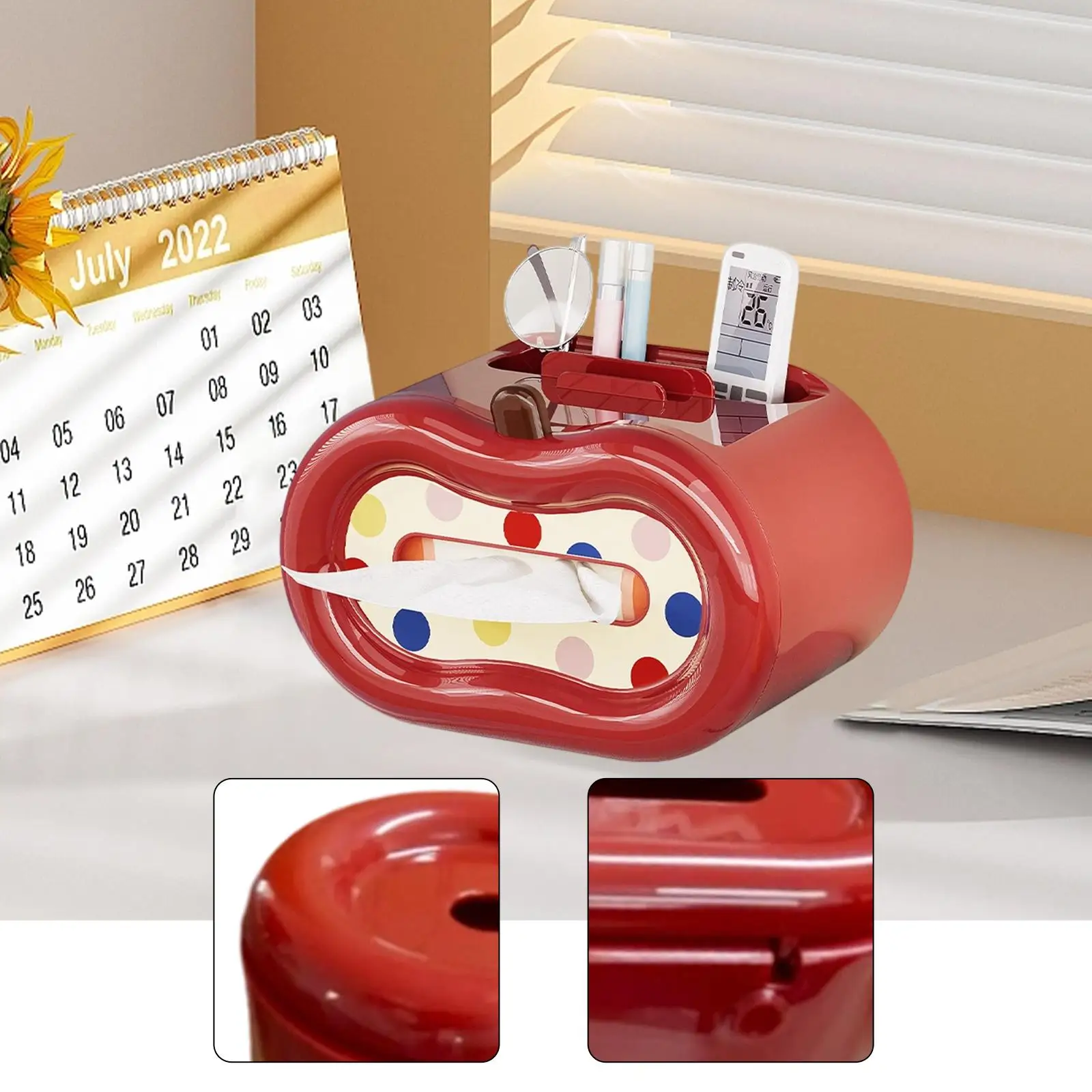 Tissue Box Cover Novelty Cartoon Apple Home Decor Tissue Holder Napkin Box for Office Desk Living Room Countertop Night Stand
Tissue Box Cover Novelty Cartoon Apple Home Decor Tissue Holder Napkin Box for Office Desk Living Room Countertop Night Stand