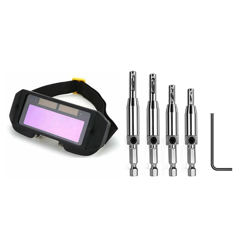 Premium-1Pcs Auto Darkening Welding Helmet Durable & 1 Set Self Centering Hinge Tapper Core Drill Bit Set For Woodworking
Premium-1Pcs Auto Darkening Welding Helmet Durable & 1 Set Self Centering Hinge Tapper Core Drill Bit Set For Woodworking